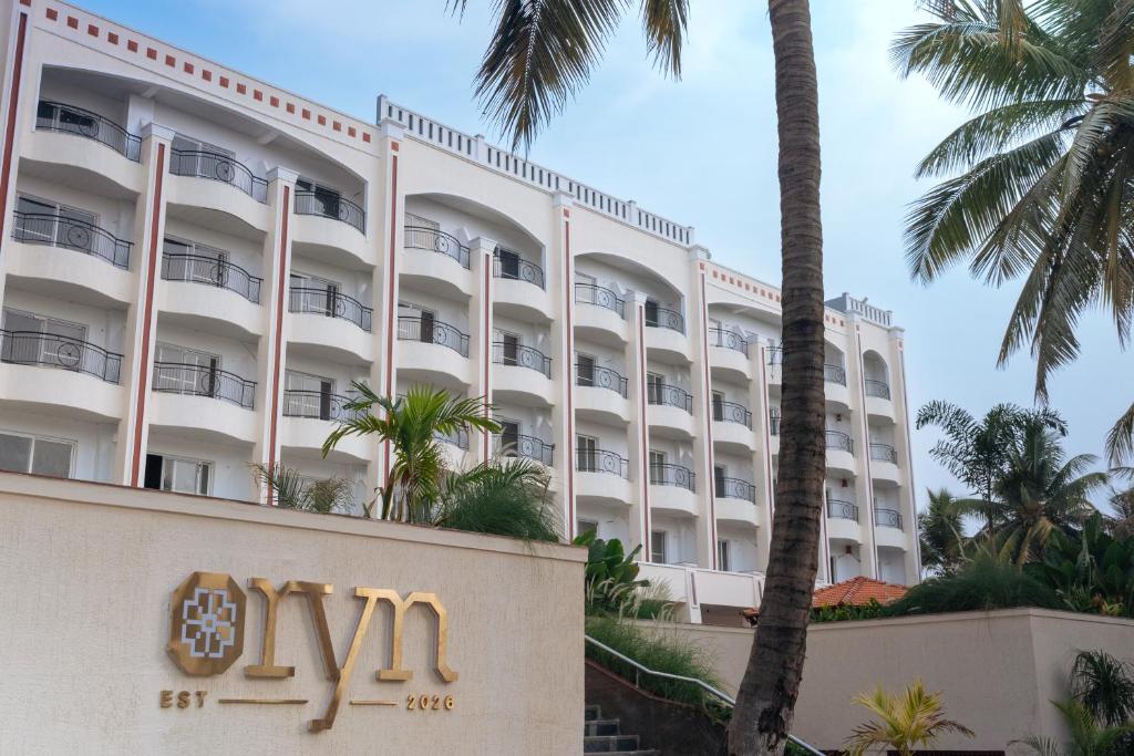 Gardens and resort buildings at Oryn by Celebrity Resorts, Shamirpet